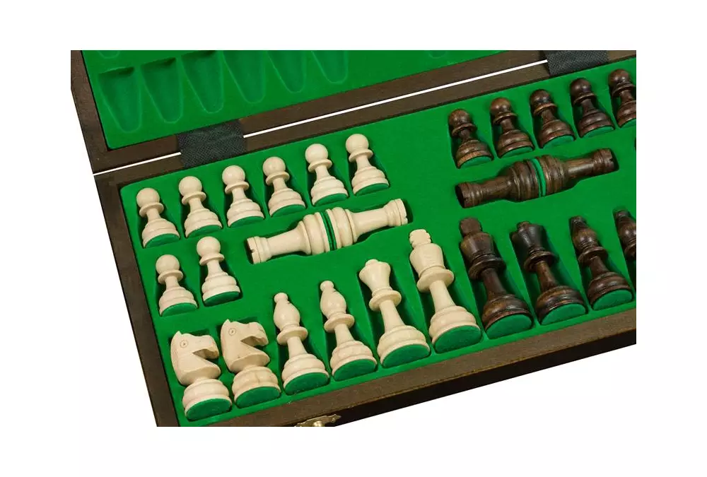 SZACHY DREWNIANE OLIMPIJSKIE DUŻE (41 x 41 cm)